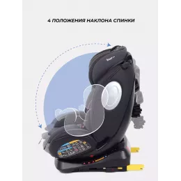 Автокресло Rant Basic Twist Pro Isofix 0/1/2/3 (0-36 кг) Grey