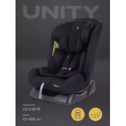 Автокресло Rant Basic Unity 0/1/2/3 (0-36 кг) Black
