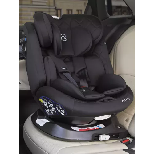 Автокресло Rant Nitro isofix 0/1/2/3 (0-36 кг) Black