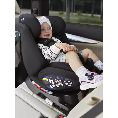 Автокресло Rant Nitro isofix 0/1/2/3 (0-36 кг) Black