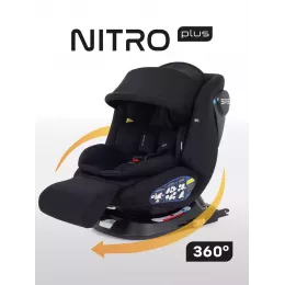 Автокресло Rant Nitro Plus isofix группа 0/1/2/3 (0-36 кг) Black