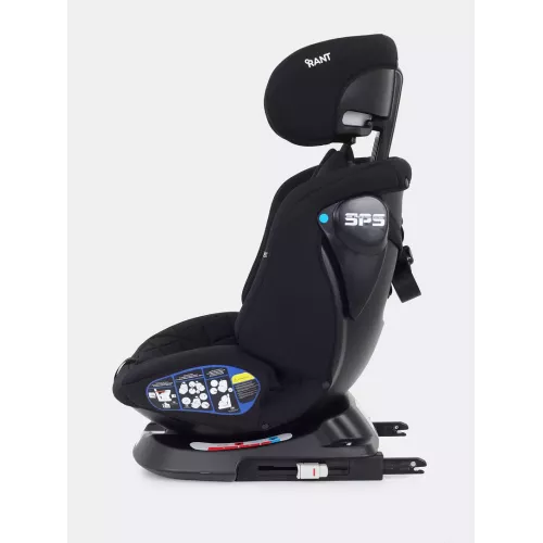 Автокресло Rant Nitro Plus isofix группа 0/1/2/3 (0-36 кг) Black