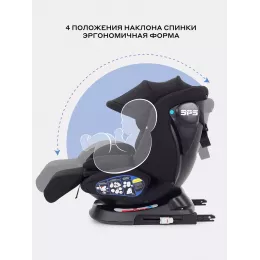 Автокресло Rant Nitro Plus isofix группа 0/1/2/3 (0-36 кг) Black