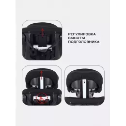 Автокресло Rant Nitro Plus isofix группа 0/1/2/3 (0-36 кг) Black