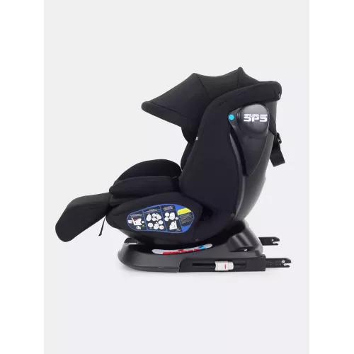 Автокресло Rant Nitro Plus isofix группа 0/1/2/3 (0-36 кг) Black