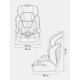 Автокресло Rant Basic Spark Next группа 1/2/3 (9-36 кг) Olive