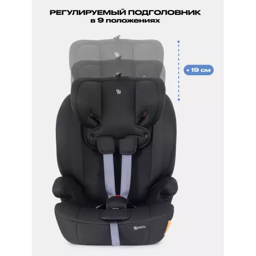 Автокресло Rant Basic Apex isofix 1-2-3 (9-36 кг) Grey