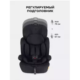 Автокресло Rant Basic Spark Next Isofix группа 1/2/3 (9-36 кг) Black