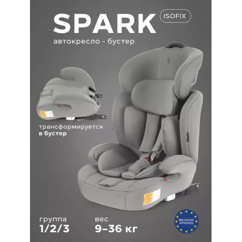 Автокресло Rant Basic Spark Next Isofix группа 1/2/3 (9-36 кг) Olive