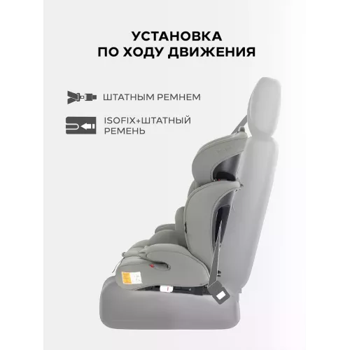 Автокресло Rant Basic Spark Next Isofix группа 1/2/3 (9-36 кг) Olive