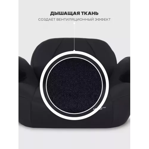 Автокресло-бустер Rant Micro MAX Isofix группа 3 (22-36 кг) Black