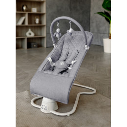 Детские электрокачели AmaroBaby Happy Swing серый