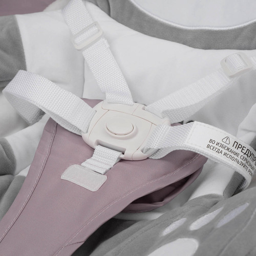 Детские электрокачели Indigo Teddy розовый