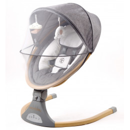 Детские электрокачели AmaroBaby Ergo Swing серый