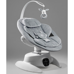 Детские электрокачели AmaroBaby Smart Swing серый