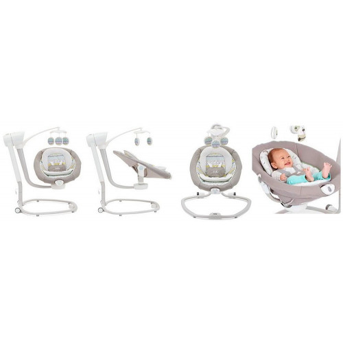 Электронные качели Joie Serina Swivel GTD Elephant Duo