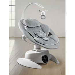 Детские электрокачели AmaroBaby Smart Swing серый