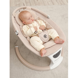 Детские электрокачели AmaroBaby Teddy Swing бежевый