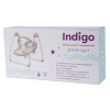 Детские электрокачели Indigo Star Light синий