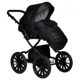 Коляска MIO ECO 2в1 Plus 14" (Indigo) (01 (черная кожа))