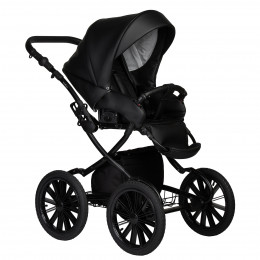 Коляска MIO ECO 2в1 Plus 14" (Indigo) (01 (черная кожа))