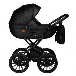 Коляска MIO ECO 2в1 Plus 14" (Indigo) (01 (черная кожа))