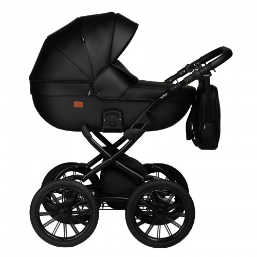 Коляска MIO ECO 2в1 Plus 14" (Indigo) (01 (черная кожа))