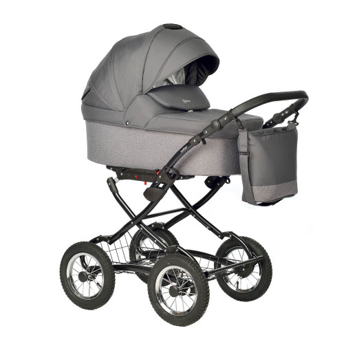 Коляска BARBARA 2в1 Classic (Indigo) (Ba 05 (т.серый))