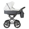Коляска CHARLOTTE Sity Classic 12" (Indigo) (Cs 05 (т.серый+св.серый))