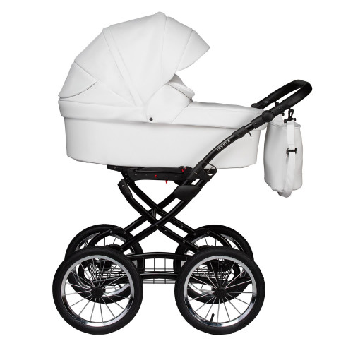 Коляска TESSA ECO Plus 14" (Jovola) (Te 05 (белая кожа))