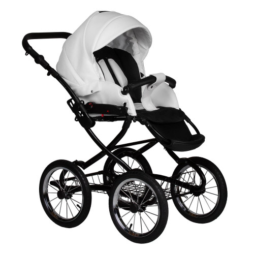 Коляска TESSA ECO Plus 14" (Jovola) (Te 05 (белая кожа))
