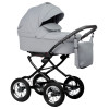 Коляска BARBARA ECO Classic 2в1 (Indigo) (Be 04 (св.серая кожа))