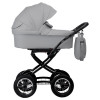 Коляска BARBARA ECO Classic 2в1 (Indigo) (Be 04 (св.серая кожа))