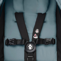 Коляска для новорожденных Stokke YOYO3 Newborn Pack 0+ рама чёрная Black Aqua
