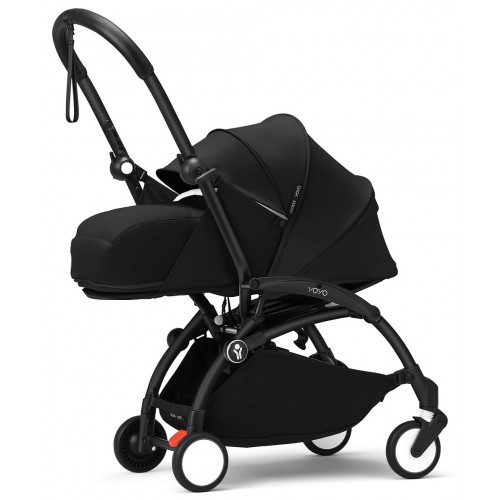 Коляска для новорожденных Stokke YOYO3 Newborn Pack 0+ рама чёрная Black Black