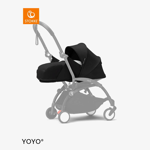 Коляска для новорожденных Stokke YOYO3 Newborn Pack 0+ рама чёрная Black Black