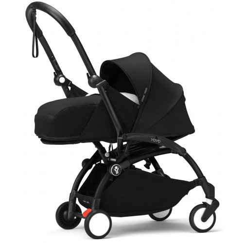 Коляска для новорожденных Stokke YOYO3 Newborn Pack 0+ рама чёрная Black Black