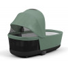 Коляска для новорожденных Cybex Priam IV Chrome Brown Leaf Green