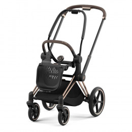 Коляска для новорожденных Cybex Priam IV Rosegold Stardust Black Plus