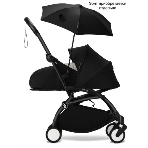 Коляска для новорожденных Stokke YOYO3 Newborn Pack 0+ рама чёрная Black Black