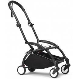 Коляска для новорожденных Stokke YOYO3 Newborn Shell 0+ рама чёрная Black Navy Blue
