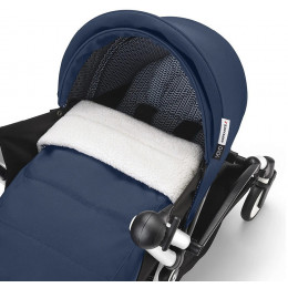 Коляска для новорожденных Stokke YOYO3 Newborn Pack 0+ рама белая White Air France Blue