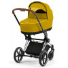 Коляска для новорожденных Cybex Priam IV Chrome Brown Mustard Yellow