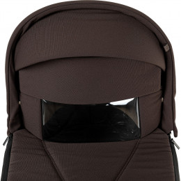 Детская коляска люлька Roan Bass Next Classic d12 2.0 1 в 1 BNC/73/1 Turkish Coffe/Black/руч.Cappuccino