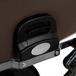 Детская коляска люлька Roan Bass Next Classic d12 2.0 1 в 1 BNC/73/1 Turkish Coffe/Black/руч.Cappuccino