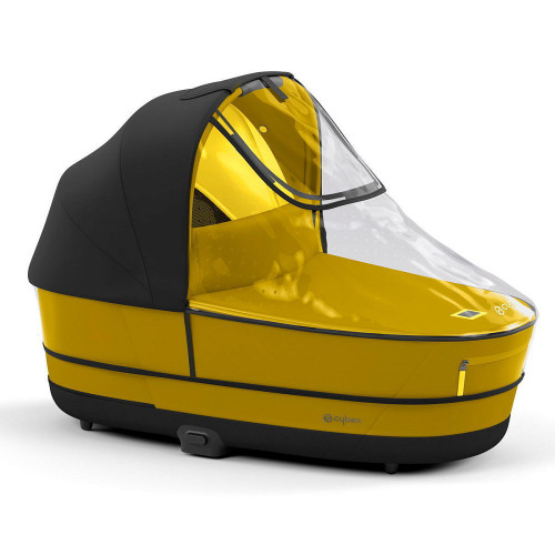 Коляска для новорожденных Cybex Priam IV Chrome Brown Mustard Yellow