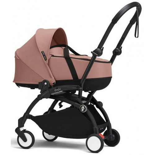 Коляска для новорожденных Stokke YOYO3 Newborn Shell 0+ рама чёрная Black Ginger