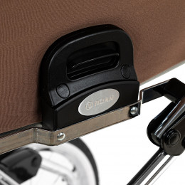 Детская коляска люлька Roan Bass Next Classic d14 2.0 1 в 1 BSNC/101/1 Mocha Mousse/Black/руч.Cappuccino