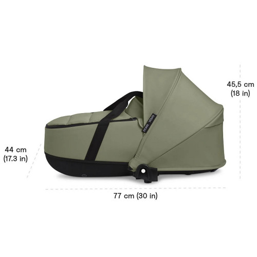 Коляска для новорожденных Stokke YOYO3 Newborn Shell 0+ рама чёрная Black Olive