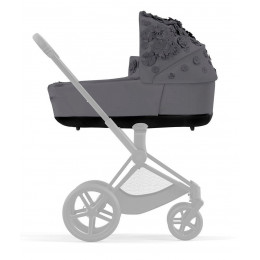 Коляска для новорожденных Cybex Priam IV Chrome Brown Simply Flowers Grey (Dream Grey)